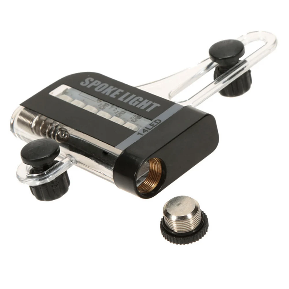 14 LED Bicycle Wheel Signal Tire Spoke Light Colorful 30 Changes Bike Motorcycle Safety Night Cycling Lights Accessories BC0048 (21)