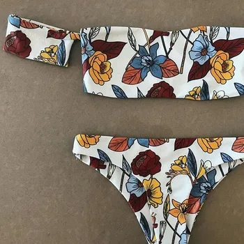 

2020 New Swimsuits Hot Bikini Split Print Swimsuits Women Sexy Bikini