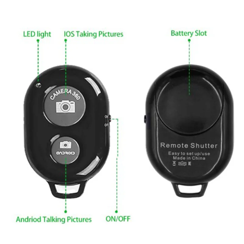 4 комплекта Bluetooth камеры дистанционного управления затвором для смартфонов