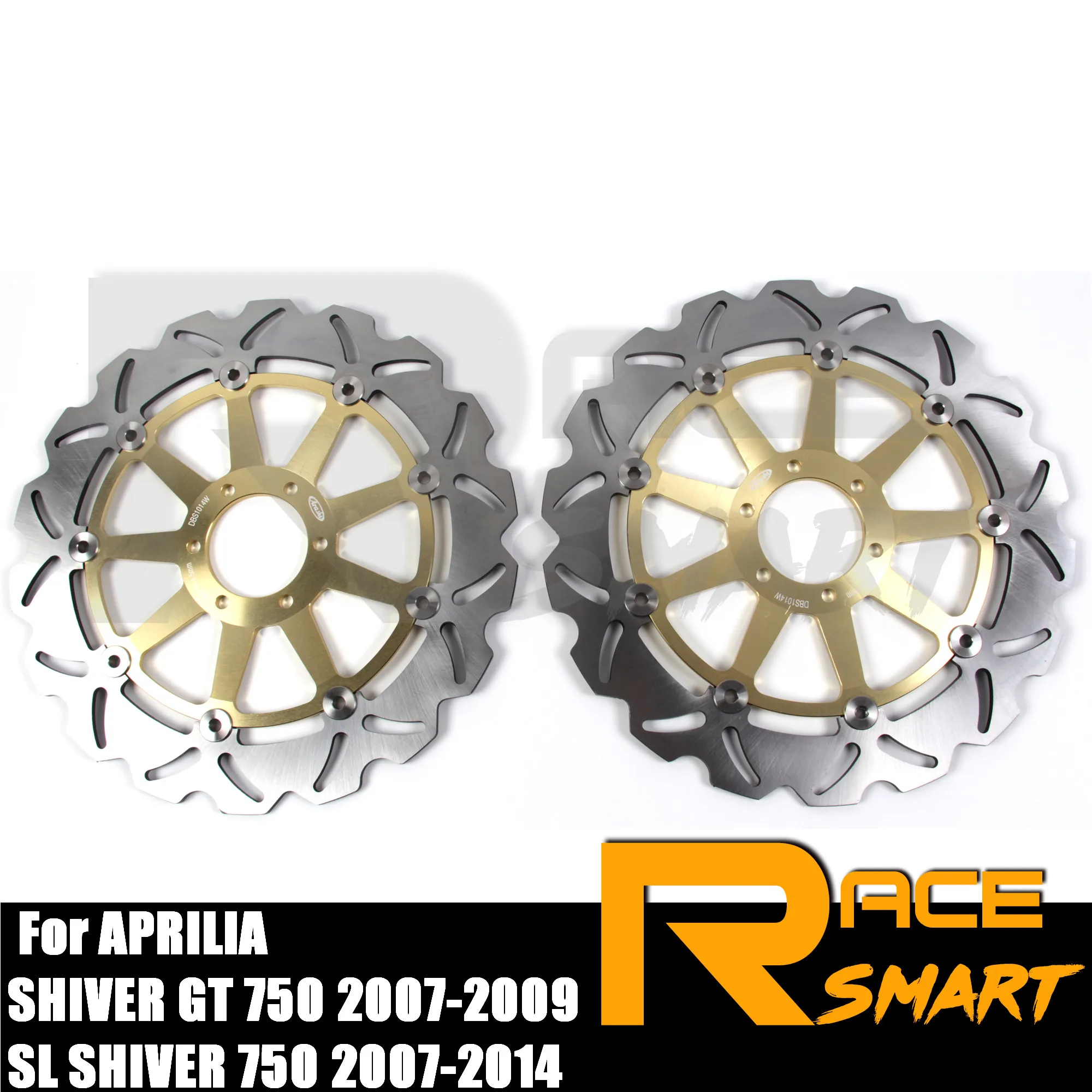 Передние тормозные диски для мотоцикла с ЧПУ APRILIA SHIVER GT 750 2007-2009 дисковые роторы SL