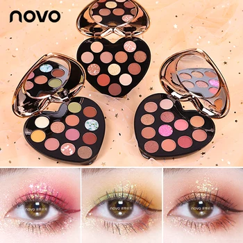 

12 Colors Glitter Eyeshadow Palette Shimmer Matte Eye Shadow Pallete Shine Sparkling Duochrome Pigmented Makeup Palette Cosmetic