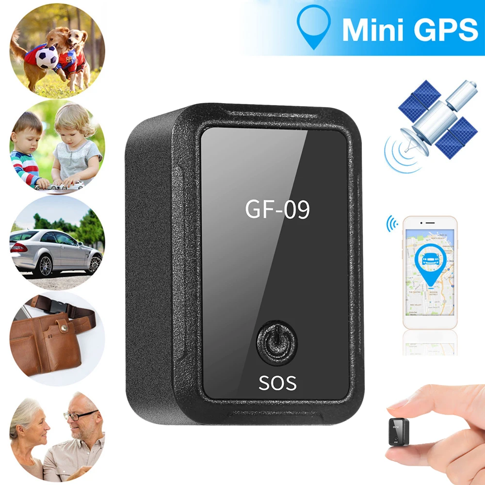 GF09 мини автомобильное приложение gps трекер локатор запись анти-падение устройство Голосовое управление GSM GPRS в режиме реального времени отслеживающее оборудование