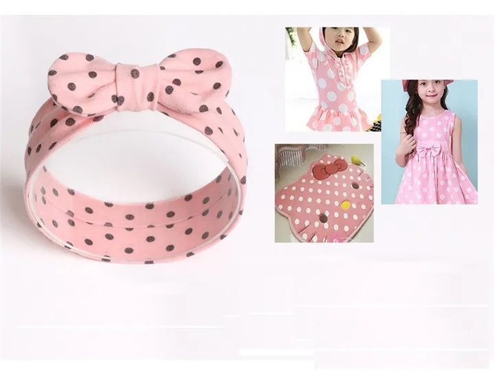 4   Baby Elastic Hairband Velvet Cotton Women Headband Solid Color Children Hair Band Headwear For Party Supplies ​​Gift To The Guests