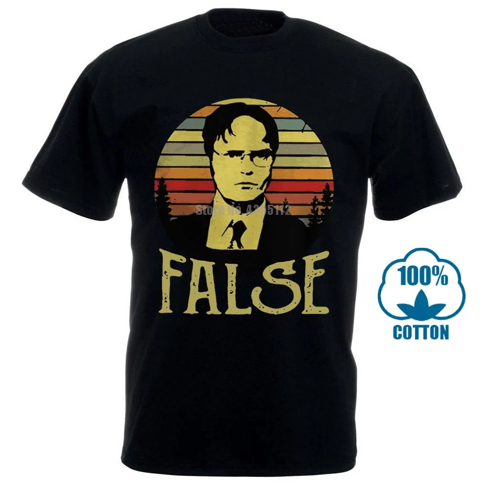 The Office Tv Series Dwight Schrute винтажная черная футболка для мужчин M 3Xl