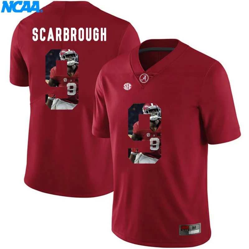 Новое поступление, высокое качество, Alabama Scarbrough#9 Robinson Jr.#24, футболки для колледжа, ограниченная серия, майки, S-XXXL