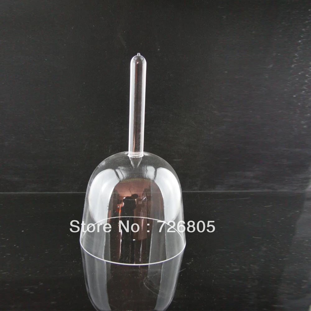 963 Гц прозрачная Хрустальная Поющая чаша с твердой ручкой для soud заживление с бесплатным резиновый молоток