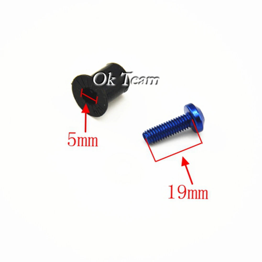 Universal 10pcs Motorcycle M5 5mm Windscreen Windshield Bolts Screw Kit