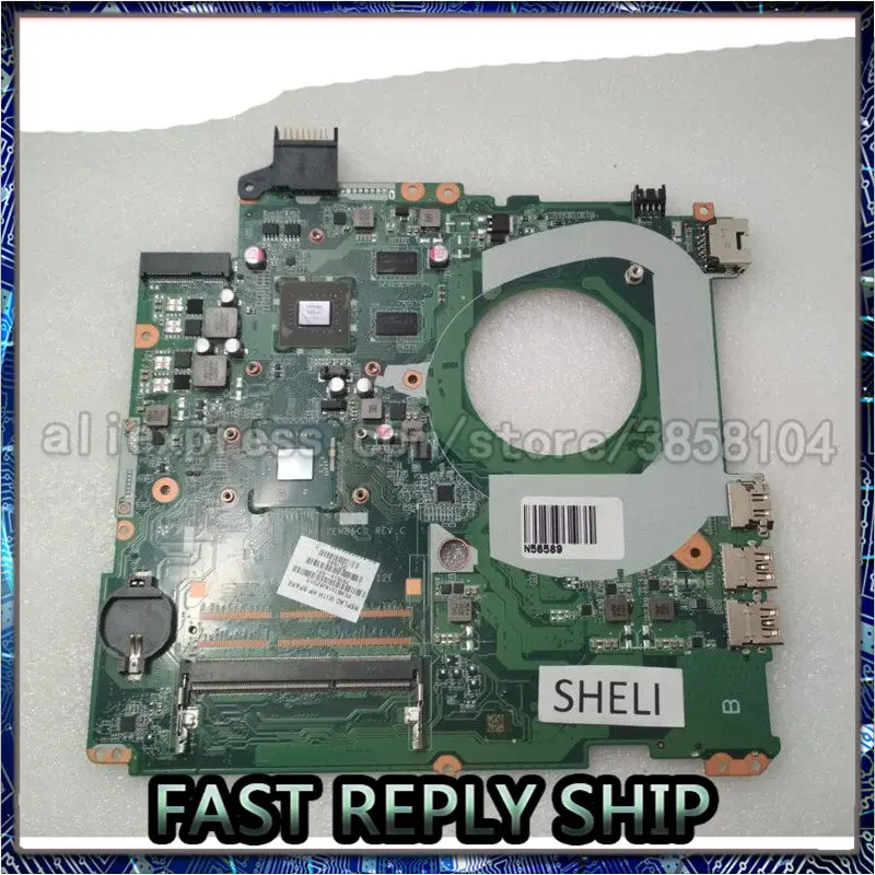 SHELI для HP 15 17 материнская плата с N3540 cpu DAY12EMB6C0 787516-501 787516-001 | Компьютеры и офис