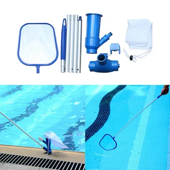 

Pool Cleaning Kit Swimming Pool Vacuum Spray Maintenance Cleaner Tools with Suction Head Skimmer Net Swimming Pool Accessories