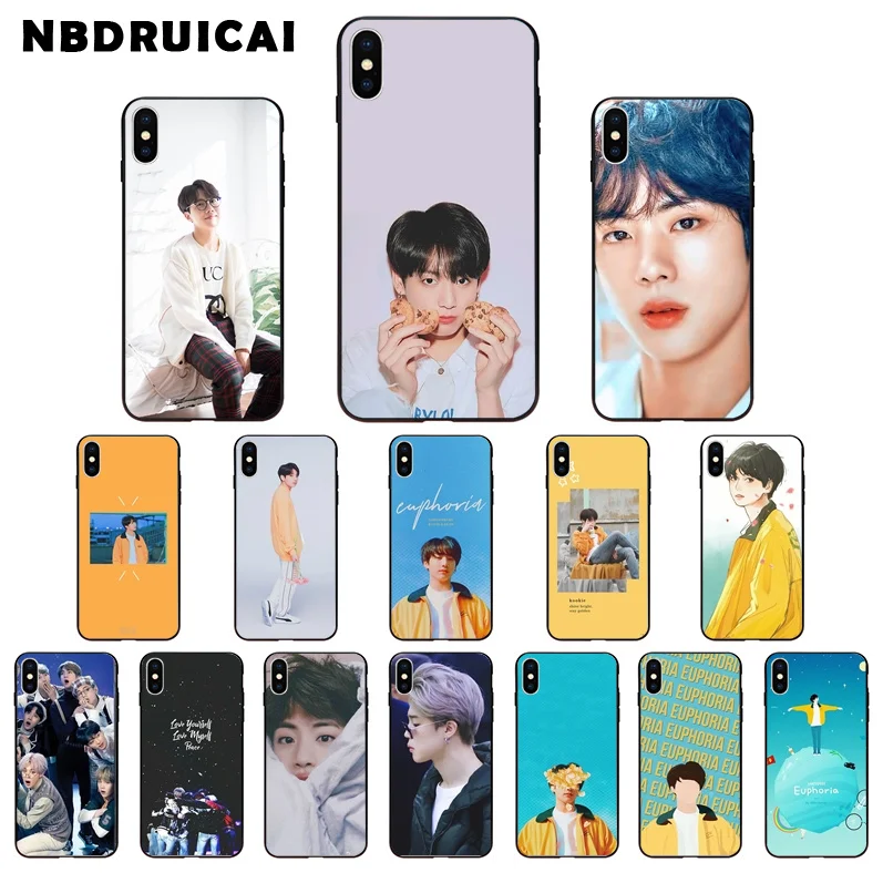 NBDRUICAI молодия Jungkook KPOP мужской высококачественный чехол для телефона iPhone 11 pro XS MAX 8