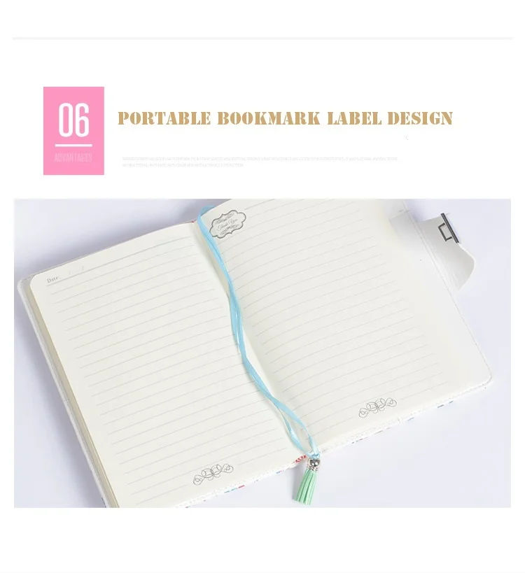 A5 PU Eyes Protection Paper Password Notebook Students Secret Garden Diary Book Office School& Library Supplies Juornal Book