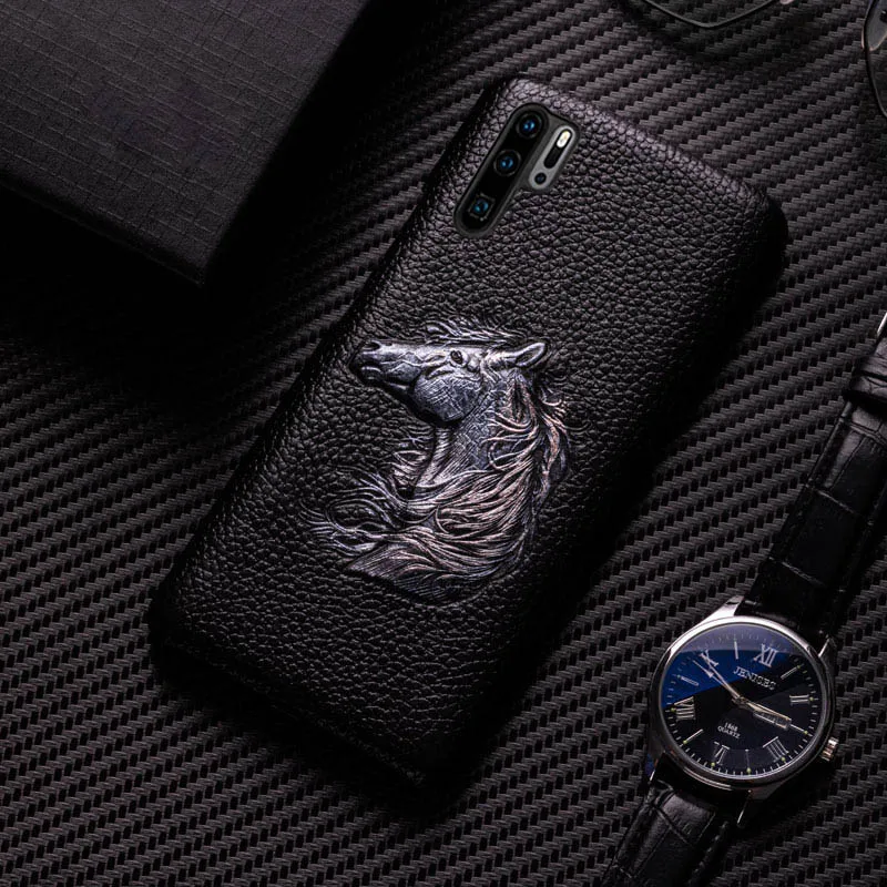 Чехол для телефона для huawei P20 P30 lite Коврики 10 20 Pro lite Y6 Y7 Y9 P smart животное значок для Honor 7A 7X8X9X10 20 lite - Цвет: White horse