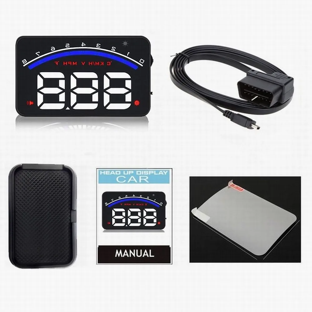 Автомобильный дисплей M6 OBD лобовое стекло проектор Спидометр с сигналом превышения скорости автомобиля сигнализации автомобиля Hud Дисплей