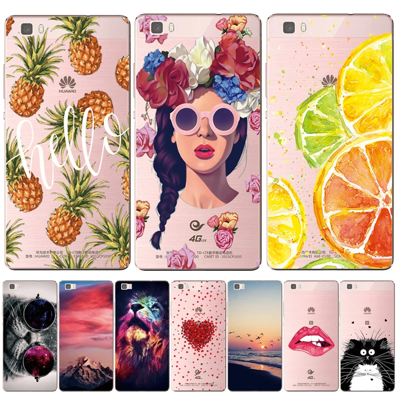 DS-LOVEHUI чехол для huawei P8 Lite мягкий из силиконового материала TPU защитное заднее