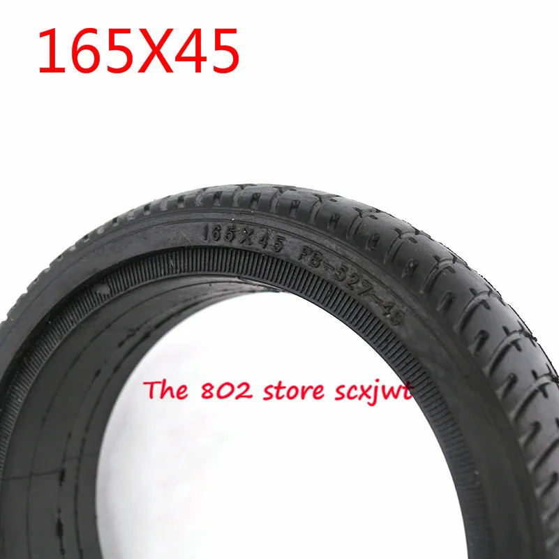 Высокое качество 165x45 твердые шины 165*45 бескамерные шины 6,5 10-дюймовые шины для 6," ХОВЕРБОРДА самобалансирующиеся Электрические запчасти для скутеров
