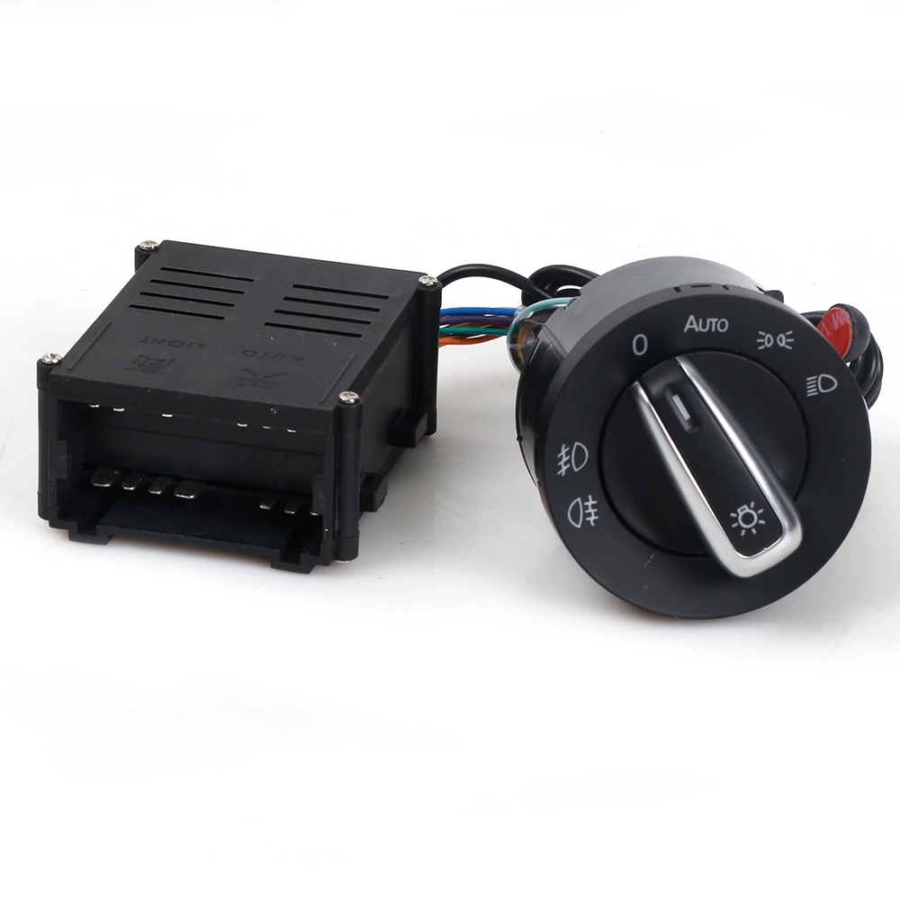 For For Per Vw Transporter Multivan Caravelle T5 T5.1Auto Faro Auto Chrome Light Switch Auto Lampada Sensore Luce