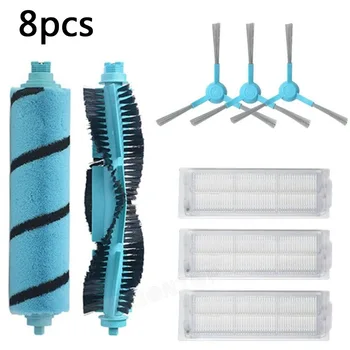 

8pcs Set For Xiaomi Mijia Conga 3490 Side Brush Filter Set Vacuum Cleaner Replacement Attachment Accessories