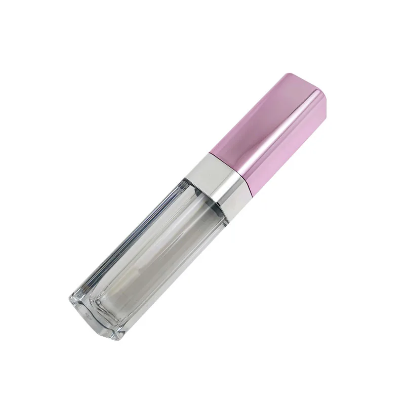 5 ml High Grade Square Purple Lip Gloss Tube Cosmetic Lip Glaze Bottle