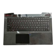 Для lenovo Y50-70 Y50-80 Y50 Y50P Y50P-70 Ноутбук Упор для рук верхний чехол с подсветкой Клавиатура Тачпад AP14R000A00
