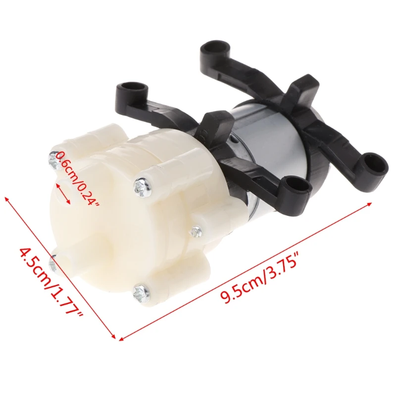 DC6-12V R385 Aquarium Fish Tank Round Water Air DC Diaphragm Pumps Accessories Colorless and tasteless