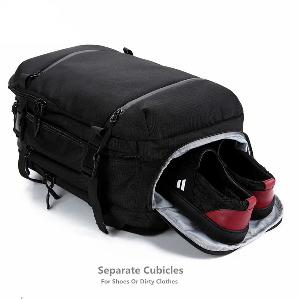 Рюкзак большой емкости с usb зарядкой сумка для компьютера многофункциональный Оксфорд водонепроницаемый смарт-чехол для ноутбука для путешествий однотонный рюкзак