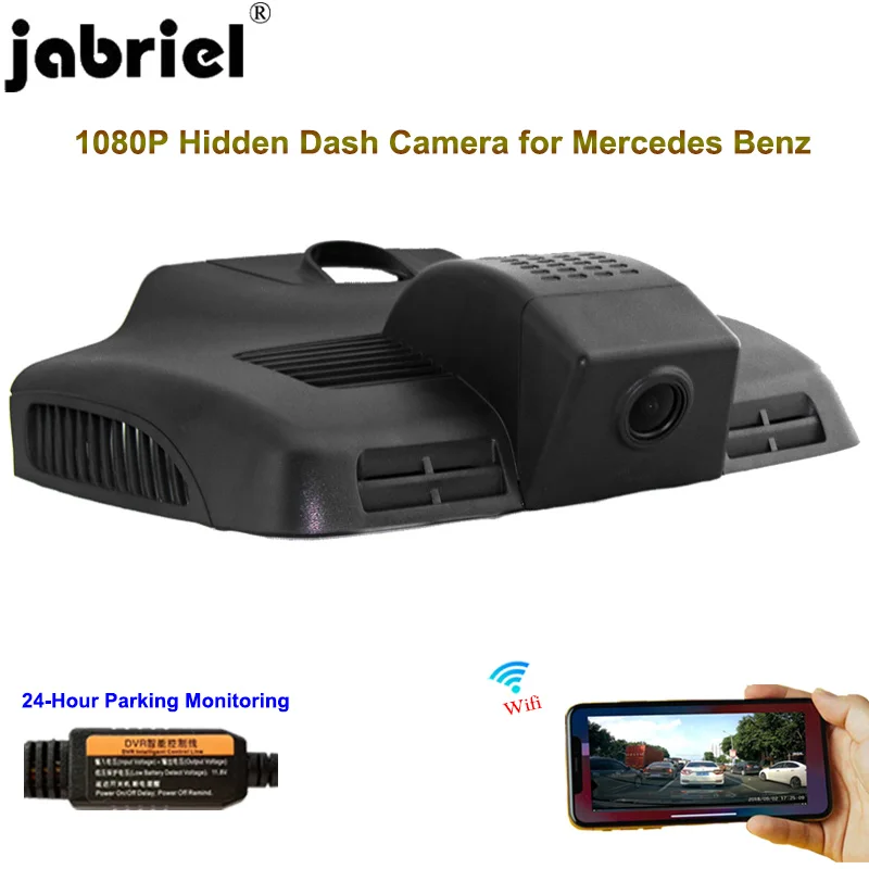 Скрытая Автомобильная камера Jabriel 1080P видеорегистратор на 24 часа задняя для mercedes