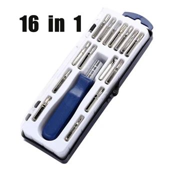 

16 In 1 Precision Screwdriver Bit Set Torx Star Cross Phone Repair Tools Kit