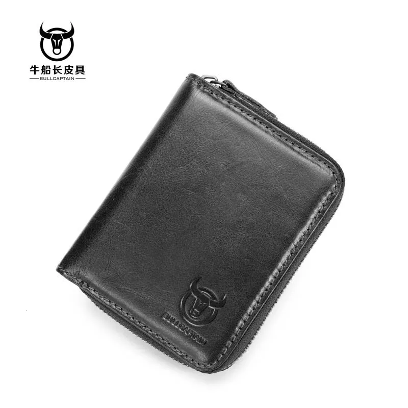 

Male Short Cross Section Head Layer Cowhide Wallet Leisure Time Small Change Drive Certificates More Function Card Slot Purse