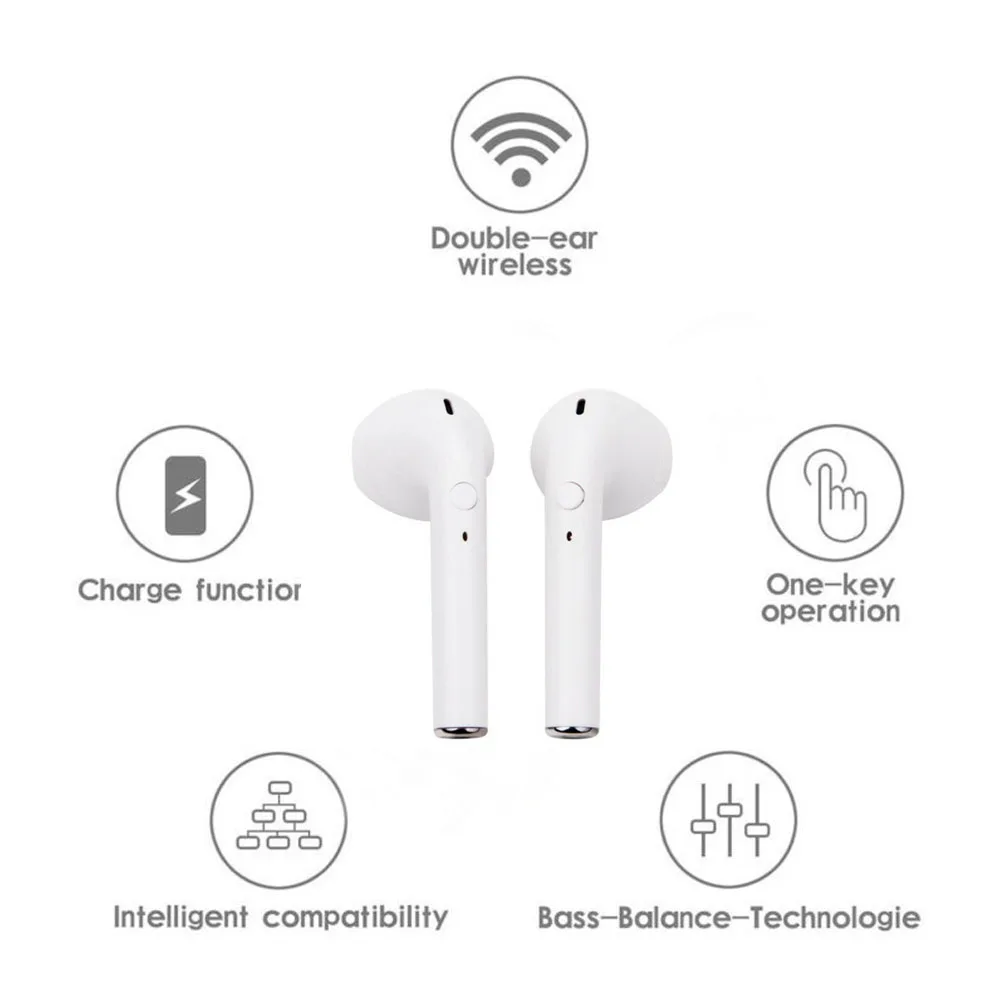 I9s tws настоящие беспроводные стерео наушники bluetooth 5,0, беспроводные наушники, мини наушники, гарнитура, спортивные наушники для смартфонов, чехол