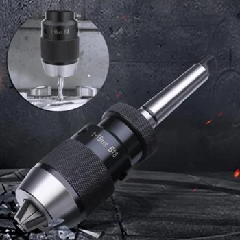 

Self Tighten Keyless Lathe Drill Chuck MT2-B16 Arbor Live Center 1-16 Mm MK2 Set
