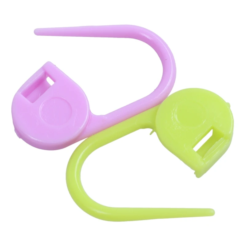 100 шт. вязание крючком фиксирующая игла иглы зажим маркеры держатель тонкий