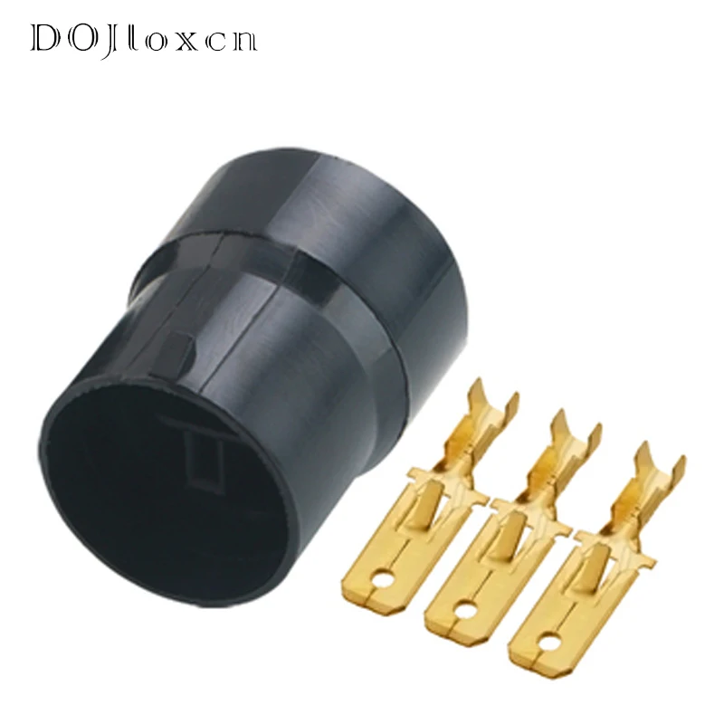 【クロック】 1/5/10/20/50/Sets 6.3 MM 3 Pin Auto Waterproof Wire Connector