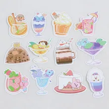 12 шт./лот Водоотталкивающее защитное модные Стиль для iphone мобильного телефона Moto автомобиля чемодан прохладном стикеры скейтборд RJ kpop наклейки