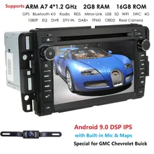 " Android 9,0 автомобильный стерео радио dvd-плеер для GMC Chevy Silverado Buick Enclave Chevrolet в тире Bluetooth+ камера