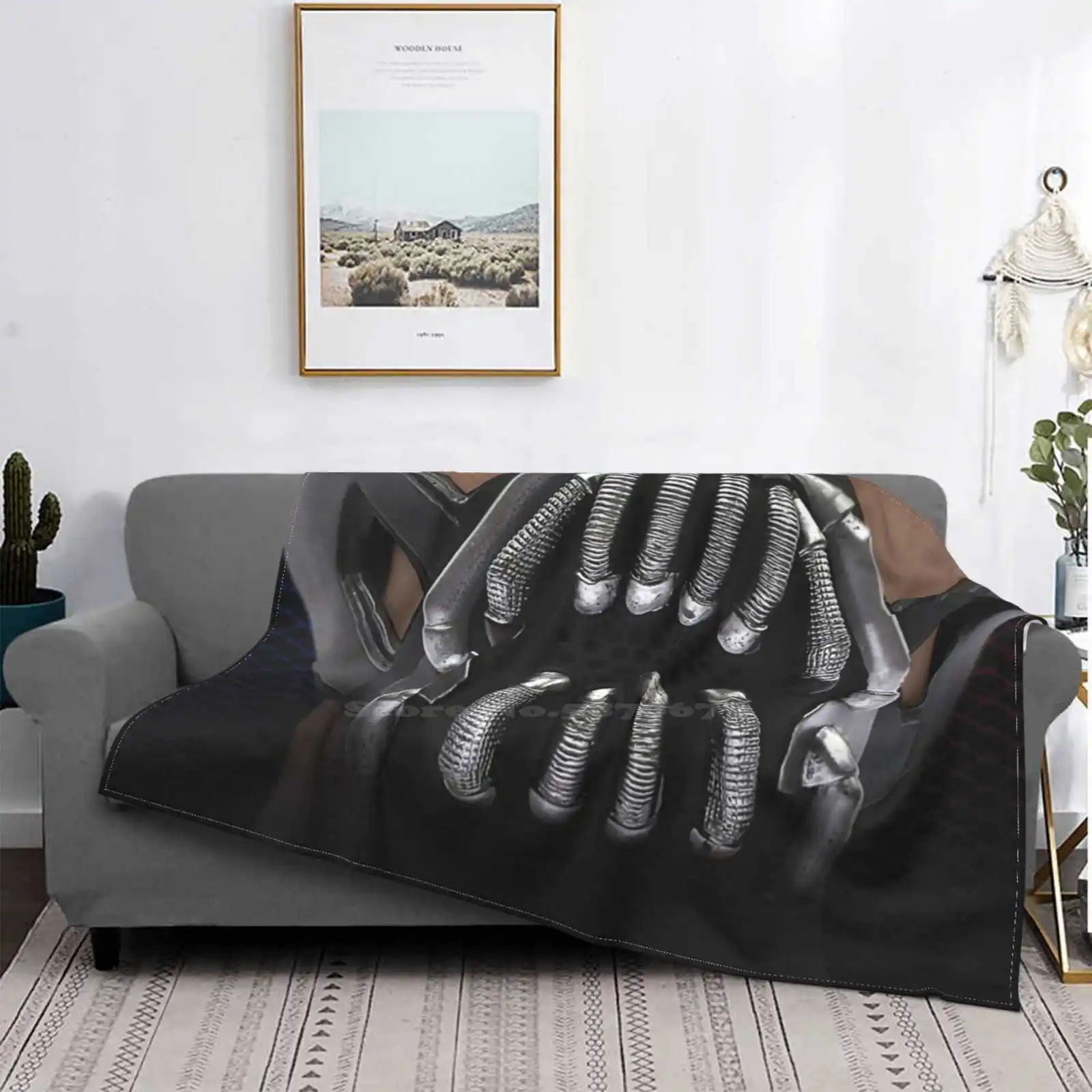 Tech Breathing Apparatus For The Modern Age Digital Artist Nuovo Arrivo Fashion Leisure Flanella Coperta Comics Bane Villain