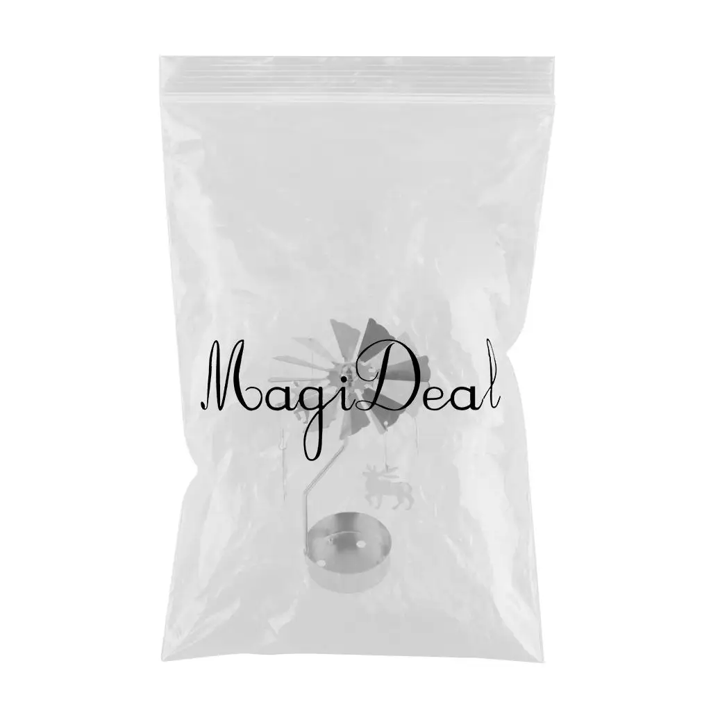 1x Tea Light Candle Holder Silver Rotating Style Candlestick Xmas Decor 1x Tea Light Candle Holder Silver Rotating Style Candlestick Xmas Decor