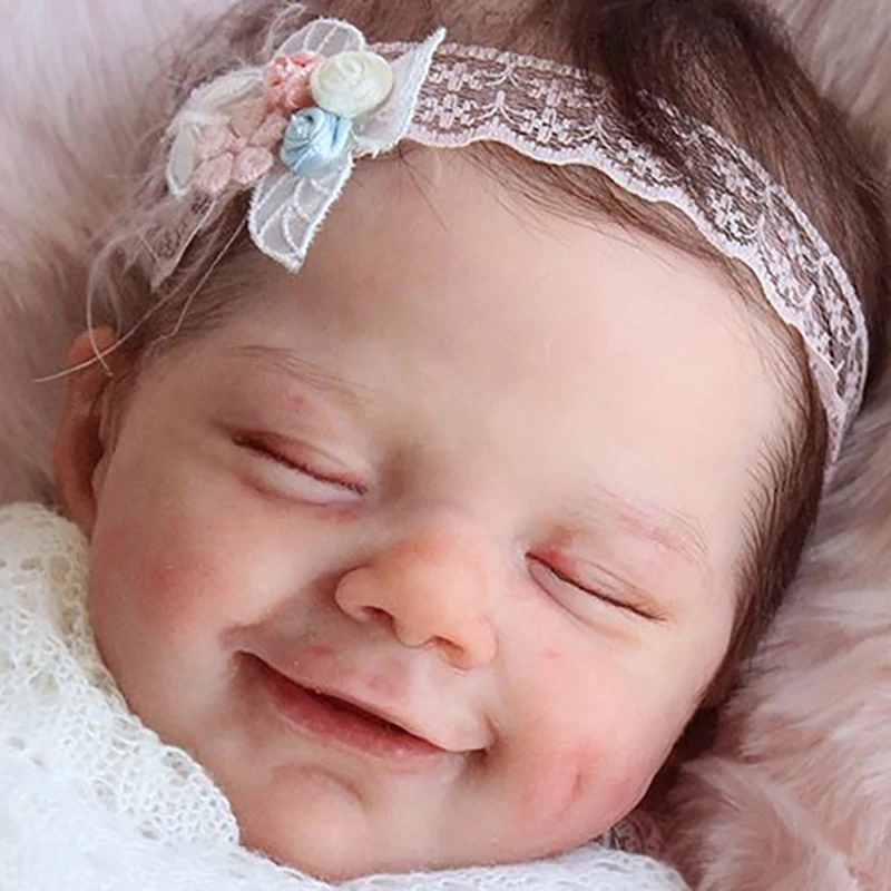 

Blank Baby Doll Reborn Doll 11 inches Silicone Body For Girl Vinyl Newborn Princess Bebe Accompanying Toy