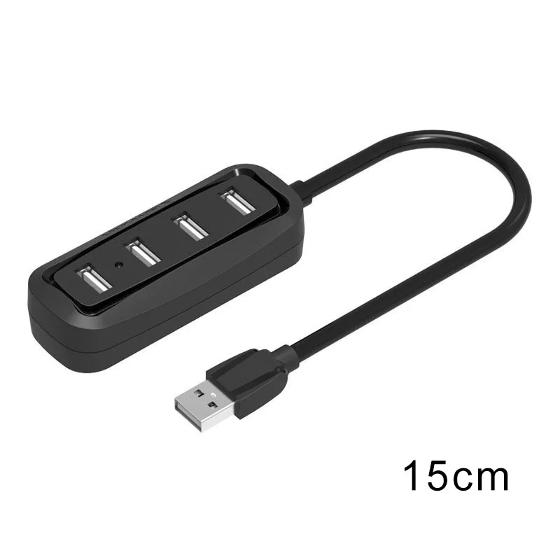 Usb-хаб 4 порта адаптер сплиттер Портативный высокоскоростной для ноутбука мобильный телефон клавиатура новое поступление