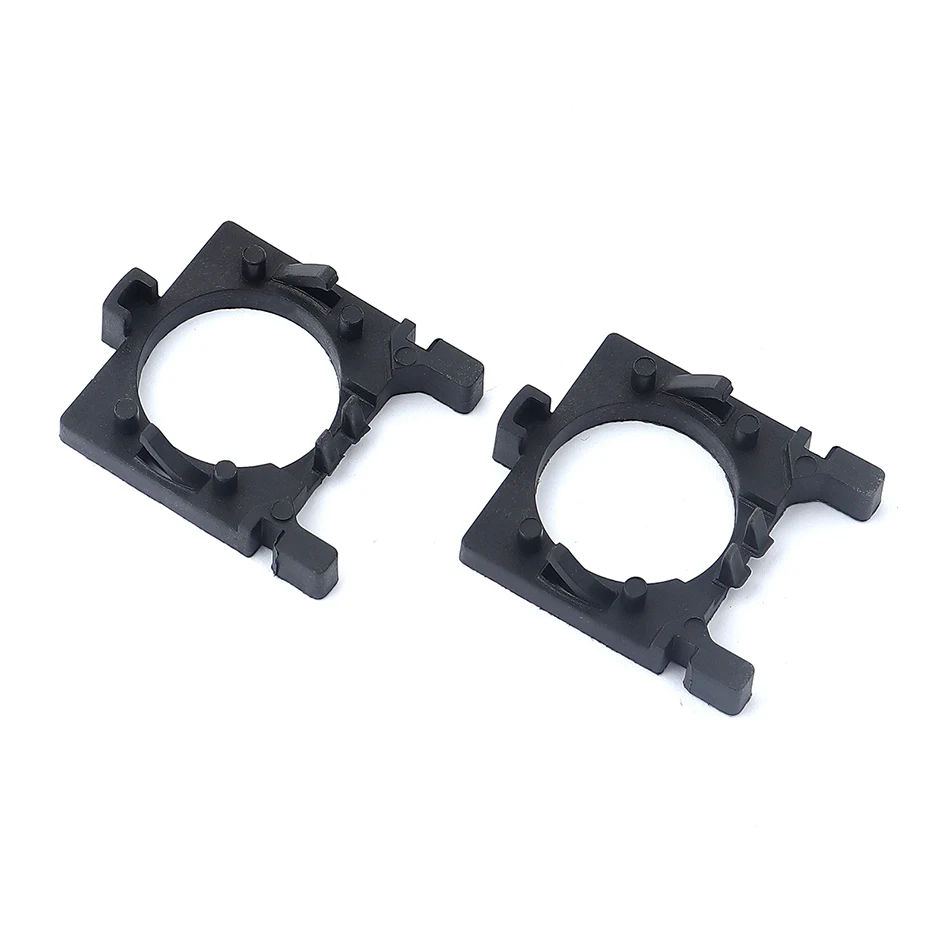 Headlight Holder Led Lamp Bulb Base Light Holder Lamp Holder Light Bulb Socket Socket Connector Plug Adapter 2PCS H7 Headlight LED Adapter Base For Fox Motors High Beam H7 Bulb Holder For Ford Focus Fiesta Mondeo Low Beam Light