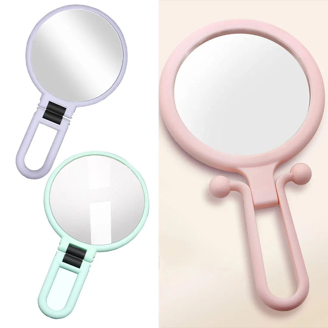 Ty462 Magnifying Makeup Mirror Hand Mirror Portable Folding Makeup