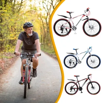 

Outdoors Outroad Mountain 26 Inch 21 Speed Bicycle Female Male Adult Ultra Light Portable Cross Country Bicycle Student Bmx JG3
