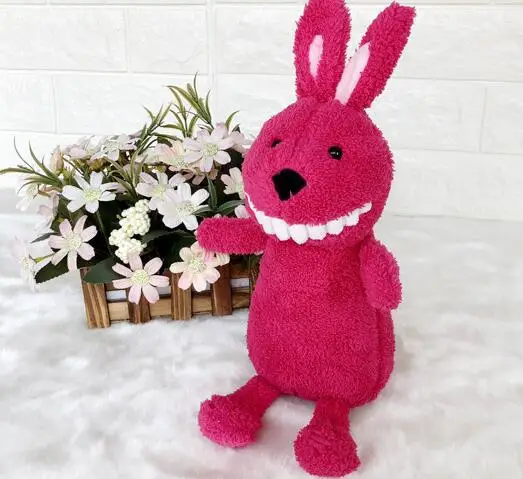 GloryStar 25cm Smiling Toothy Big Tooth Doll Fox Puppy Powder Pig Bamboo Charcoal Plush Toy 1 GloryStar 25cm Smiling Toothy Big Tooth Doll Fox Puppy Powder Pig Bamboo Charcoal Plush Toy 4
