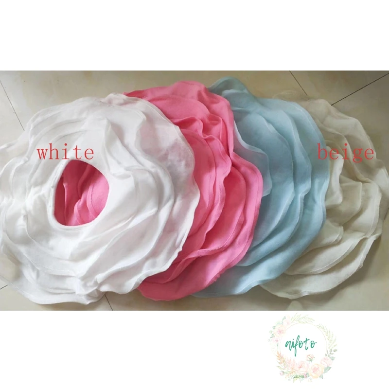 Baby Bedding Flower Bath Posing Newborn Photography Props Baskets Background Baby Photoshoot Accessories Photo Shoot Backdrop