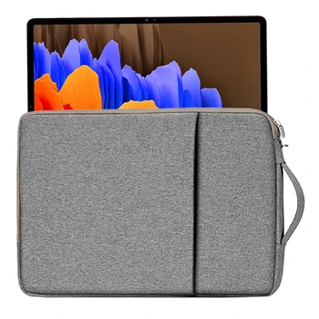 

Case For Samsung galaxy tab S7 S7+ plus 12.4 iPad air 4 2020 10.9-inch tablet Zipper Handbag Sleeve cover for ipad 10.2 pro 9.7