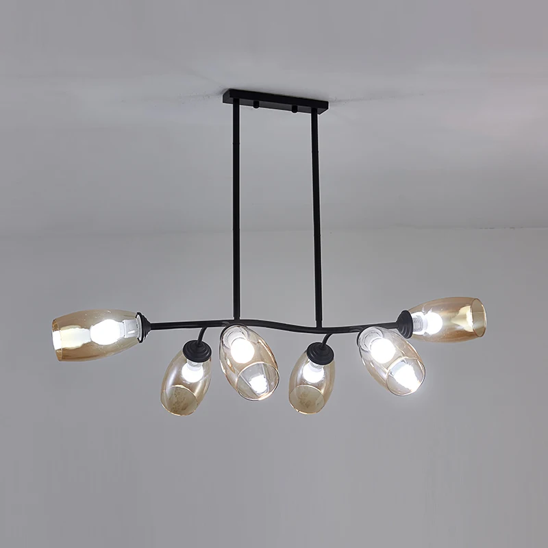 

Simple Nordic chandelier personality unique modern minimalist atmosphere living room lamp bedroom dining room lamp luxury