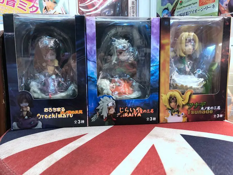 

Naruto Cute Three Endure Five Dynasties Mesh Naruto Konoha Ninja Orochimaru Tsunade Jiraiya Boxed Garage Kit