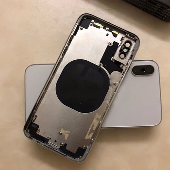 

Rear For X Battery Back Cover For iphone X Back Middle Frame Chassis Full Battery Housing Assembly