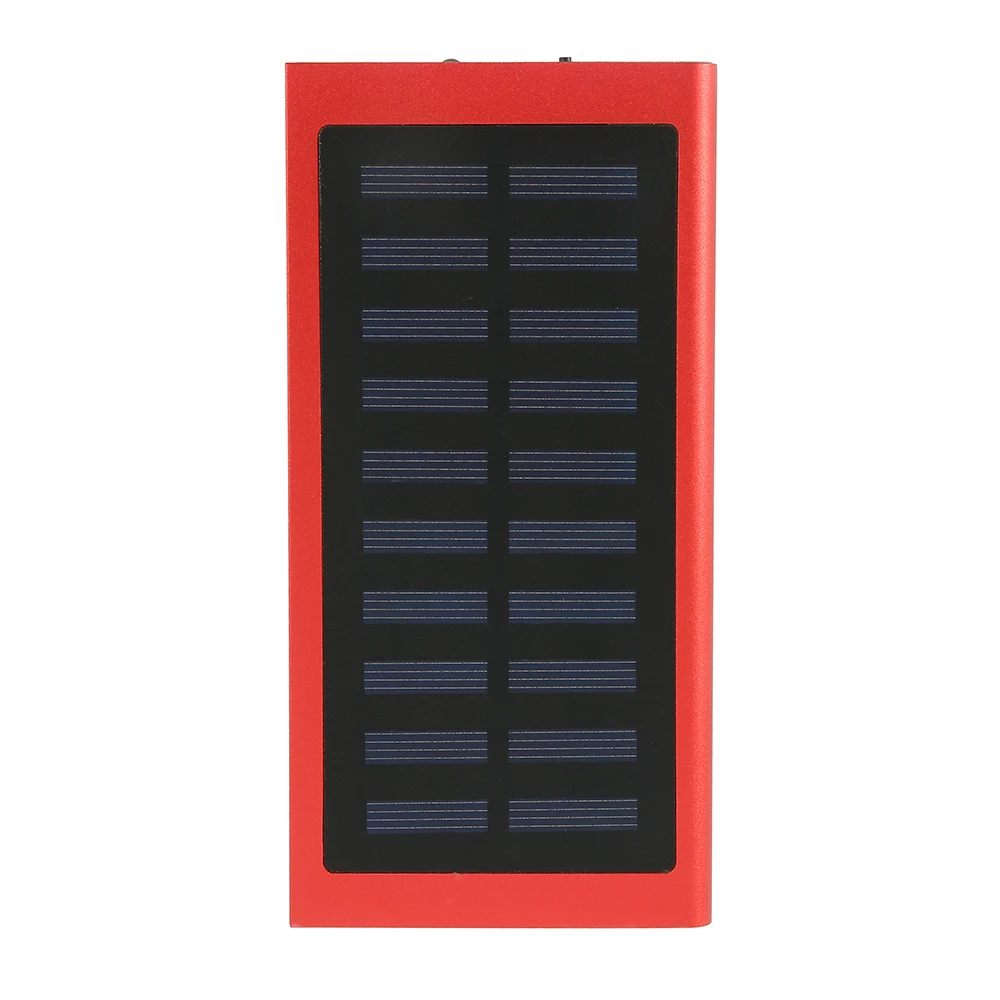 Солнечная батарея 8000mah внешний аккумулятор 2 USB светодиодный блок питания портативная мобильная зарядка телефона от солнечной батареи для Xiaomi Mi iphone XS 8plus