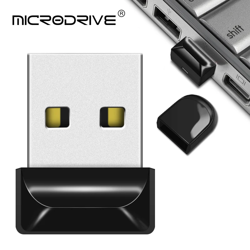 Супер Мини крошечный USB флешка ручка waterprrof 4 ГБ 8 16 32 64 черная карта памяти USB2.0 U