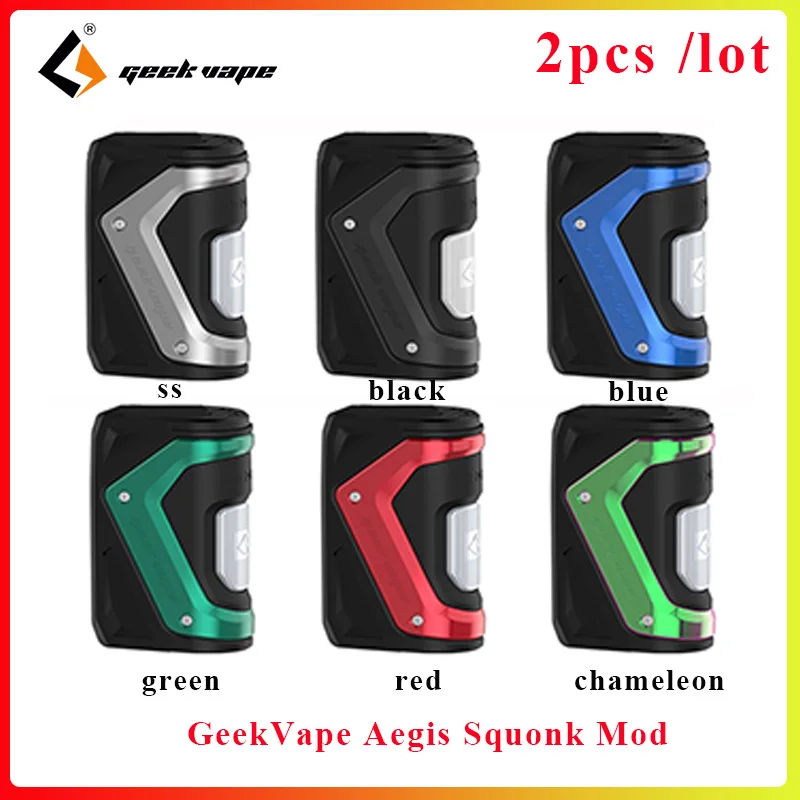 

Newest E cigarette mod GeekVape Aegis Squonk 100W TC Vape MOD & 10ml Squonk Bottle FIT Vape RDA RDTA VS DOVPO Topside 90W